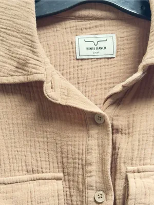 Kimes Ranch TORREAN TIE UP Cropped Button top Size Small thumbnail 7
