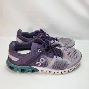 On Cloud Cloudflyer Running Shoes Womens 6.5 Purple Teal Helion CloudTec thumbnail 4
