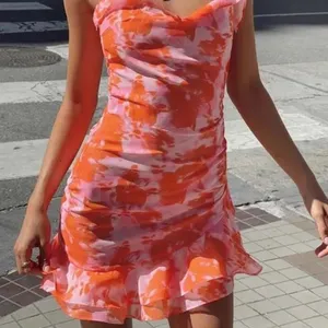 Princess Polly Orange and Pink Mini Dress thumbnail 1