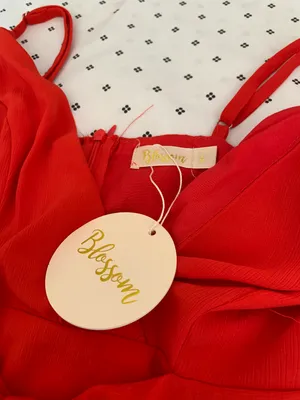 NWT Red Maxi Dress Size 2 thumbnail 3
