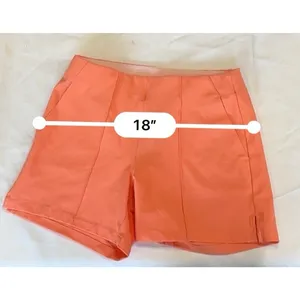 Adidas Pintuck Golf Shorts Womens Small Coral Pink NWT Stretch Pull On Pockets thumbnail 10