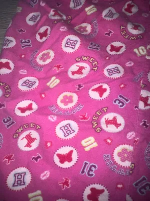 Vintage Y2K Sweet Hottie Pink Pajama Pants small thumbnail 4