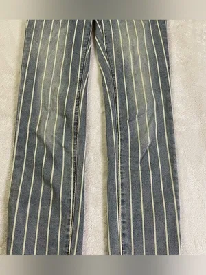 Slimming Striped Distressed Jeggings size XS thumbnail 10