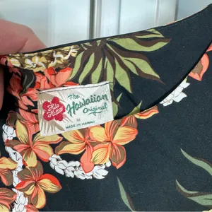 Hilo Hattie Hawaiian Midi Dress‎ Made in USA Sleeveless Tank Pineapple Floral thumbnail 5