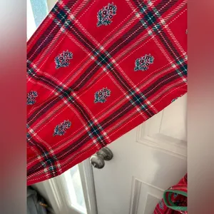 Printfresh Main Street Dress in Nostalgia Plaid Joyful Red Cotton Size Small NWT thumbnail 6