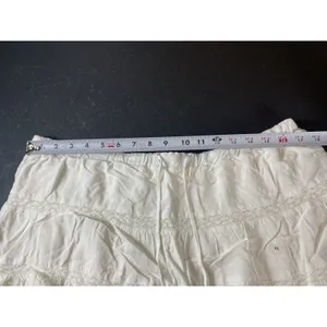 Aeropostale White Lace Tiered Mini Skort XL Boho Prairie Cottagecore Pull On NWT thumbnail 11