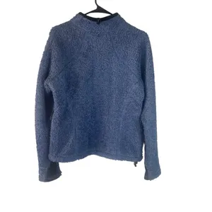 Mountain Hardwear Women's Size‎ Medium Blue Fuzzy Outdoor Full Zip Jacket thumbnail 5