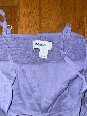 Old Navy Purple Spaghetti-Strap Ruffle-Hem Dress thumbnail 2