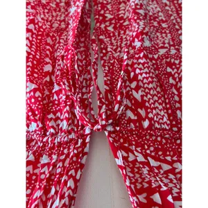 Victoria's Secret red heart pattern swim cover-up Beachy pool cruise resort thumbnail 7