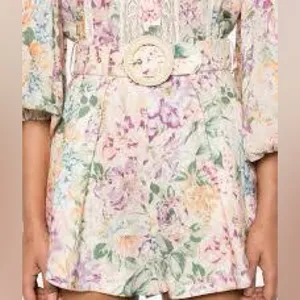 ZIMMERMANN Halliday Tuck belted linen shorts, Size 3 US 10, $649 thumbnail 10