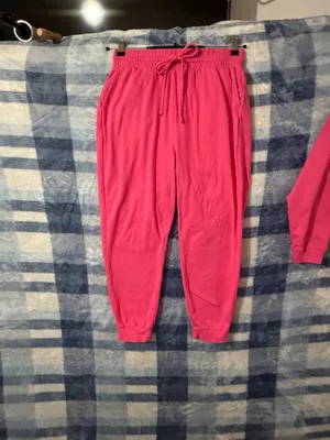 Color Alien Women's Pink Crewneck Sweatshirt and Jogger Lounge Set thumbnail 13