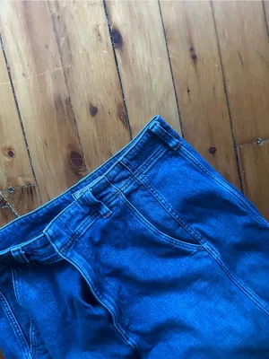 ☀️3/$25 Madewell Tapered Denim Trousers High Rise Comfort Barrel 31 thumbnail 7