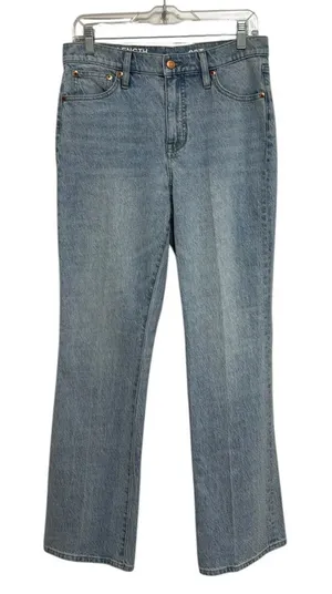 NEW J. Crew Tall Full-Length Demi-Boot Jean in Light Indigo Wash - Size 28 Tall thumbnail 1
