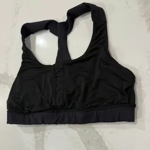 Lululemon Fast Lane Luxtreme Sports Bra Women's 6 Black Skinny Racerback Workout thumbnail 6