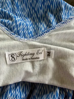 Fighting Eel jumpsuit Hawaii Blue Size M thumbnail 6