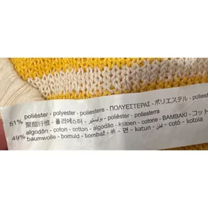 Zara Womens Oversized Yellow‎ White Striped Knit V-Neck Sweater Vest Size Medium thumbnail 7