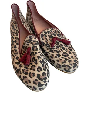 Menina Step Animal Print Loafers Shoes Slip-On Comfort Flats Size 41 EU 10 Women thumbnail 3