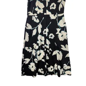 Maggy‎ London Womens Floral Mock Neck Sleeveless Midi Dress Black White Size 10 thumbnail 12