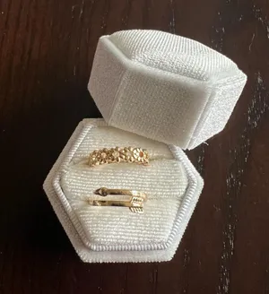 10k Gold Plated (2) in a Set Toe Rings NWT thumbnail 1