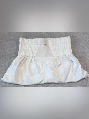 Free People The Way Home Shorts White High-Waist Athletic Shorts, summer cute ✨ thumbnail 4