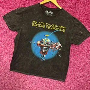 Iron Maiden Can I Play With Madness Oversize Rock Band Tee M thumbnail 3