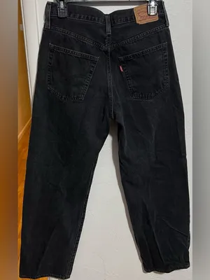 #32 NWOT Levi’s Black ‘94 Baggy Jeans Size 28 thumbnail 2