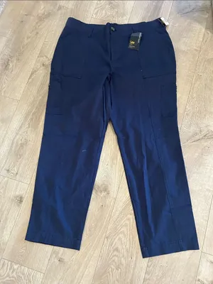 Lee Ultra Lux Comfort With Flex-To-Go Loose Utility Pant (Plus), 20w, Nwt thumbnail 4