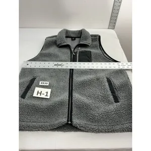 Womans Sierra Designs Vest XL Gray Sherpa Full Zip Pockets thumbnail 6