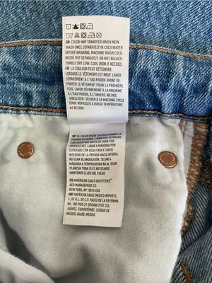 American Eagle Highest Rise 90s Flare Size 10 Short Distressed thumbnail 6