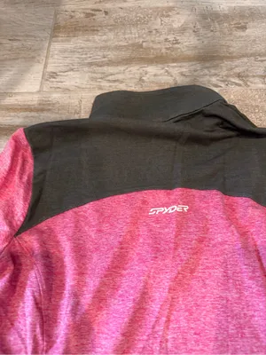 Spyder Pink Half-Zip Athletic Pullove thumbnail 6