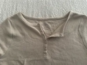 PacSun Crop Top Beige basic XS thumbnail 2