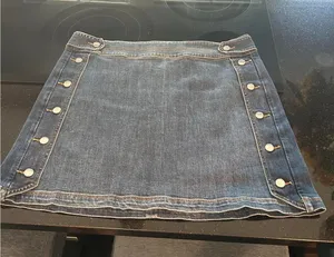 Trendy Denim Mini Skirt by INC - Size 12 thumbnail 1