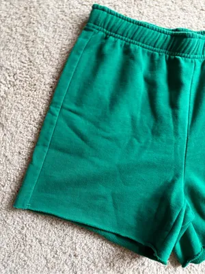 Land Rover Pacsun preppy cotton blend green raw hem shorts size medium thumbnail 4