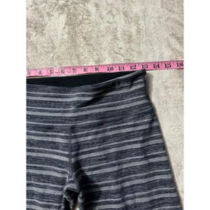 Lululemon Women's Wunder Under Crop III Space‎ Dye Twist Sapphire Blue Size 6 thumbnail 6