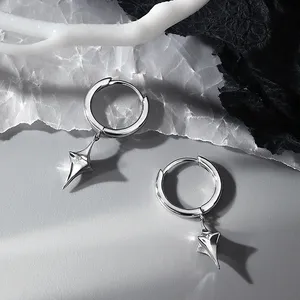 Star Dangle Drop Earrings for Men Women,Personality Punk Hip Hop Earrings thumbnail 1