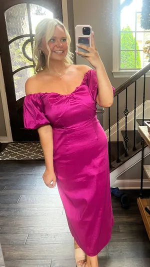 Hot Pink Abercrombie Dress thumbnail 1