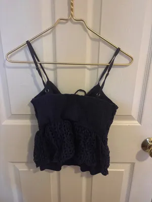 Japna Navy blue summer tank top thumbnail 3