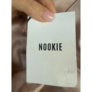 NWT Nookie Virtue Strapless Mini Dress Nude Medium Satin‎ Bodycon thumbnail 5