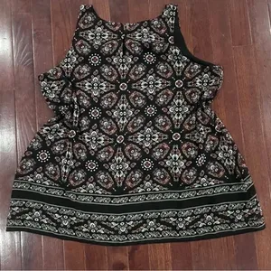 Max edition paisley print tank blouse top size XLP thumbnail 3