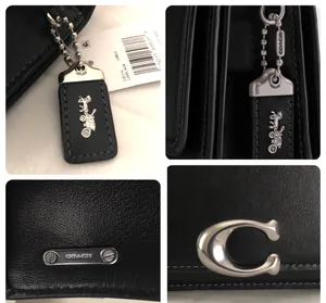 Coach Bandit black leather crossbody thumbnail 14