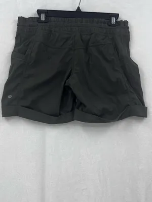 lululemon athletica Black Rolled-Hem Everyday Shorts 1044 thumbnail 5