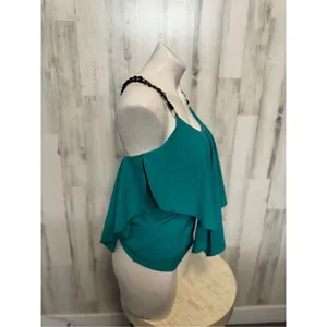Akira green blouse thumbnail 6