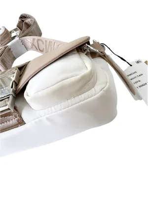 NWT Steve Madden Move Utility Crossbody Bag Cream and Tan With FLAWS thumbnail 8