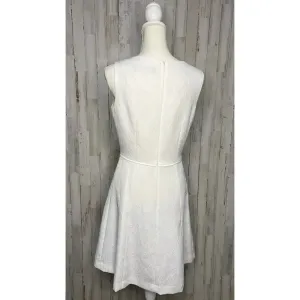 Tahari-Levine Studio Women's White Floral‎ Fit & Flare Dress Size 4 thumbnail 3