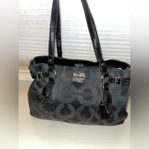 Designer Coach Bag- Madison Op Art Shoulder, Hand, CrossBody Bag no dust bag thumbnail 5