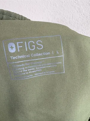FIGS Green scrub pants size large thumbnail 4