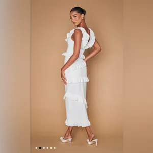Show Me Your Mumu Greta Dress in White thumbnail 7