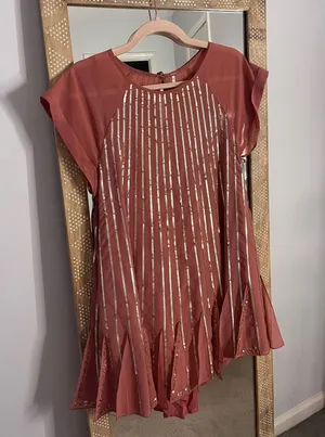 Free People Sequin Mini Dress thumbnail 1