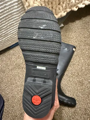 Hunter Women's Tall Black Original Rain Boots size 5 thumbnail 7
