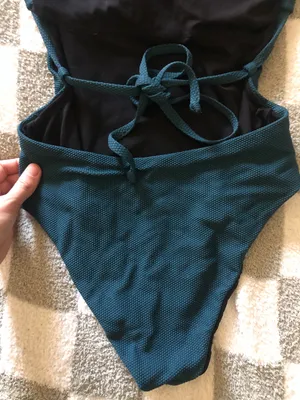 Lulus Stella Teal Blue One-Piece Swimsuit thumbnail 5